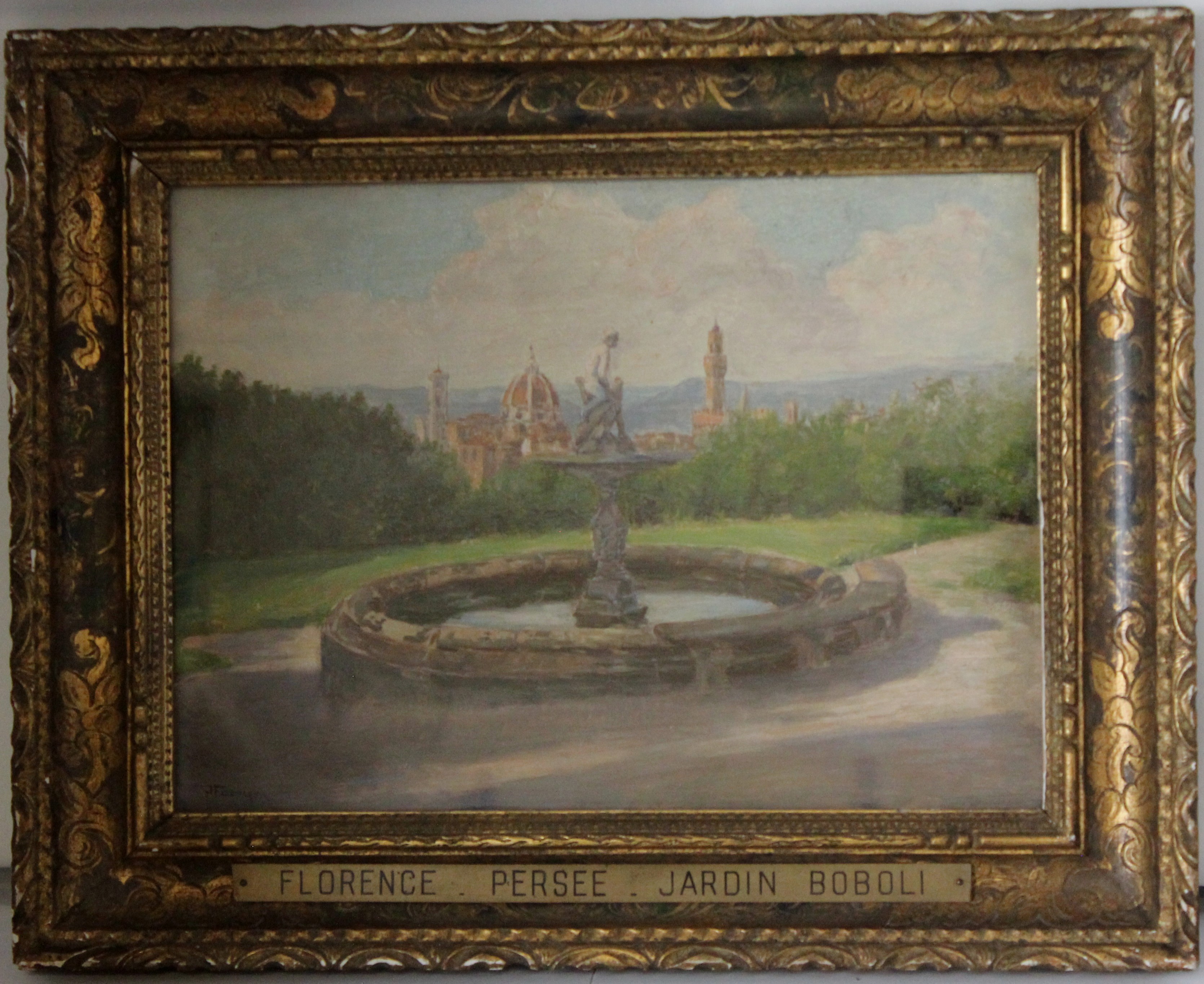 Le Persée des Jardins Boboli à Florence (titre inscrit)